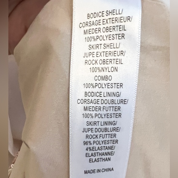 Rose Gold Cocktail Dress - Aidan by Aidan Mattox - Picture 5 of 6